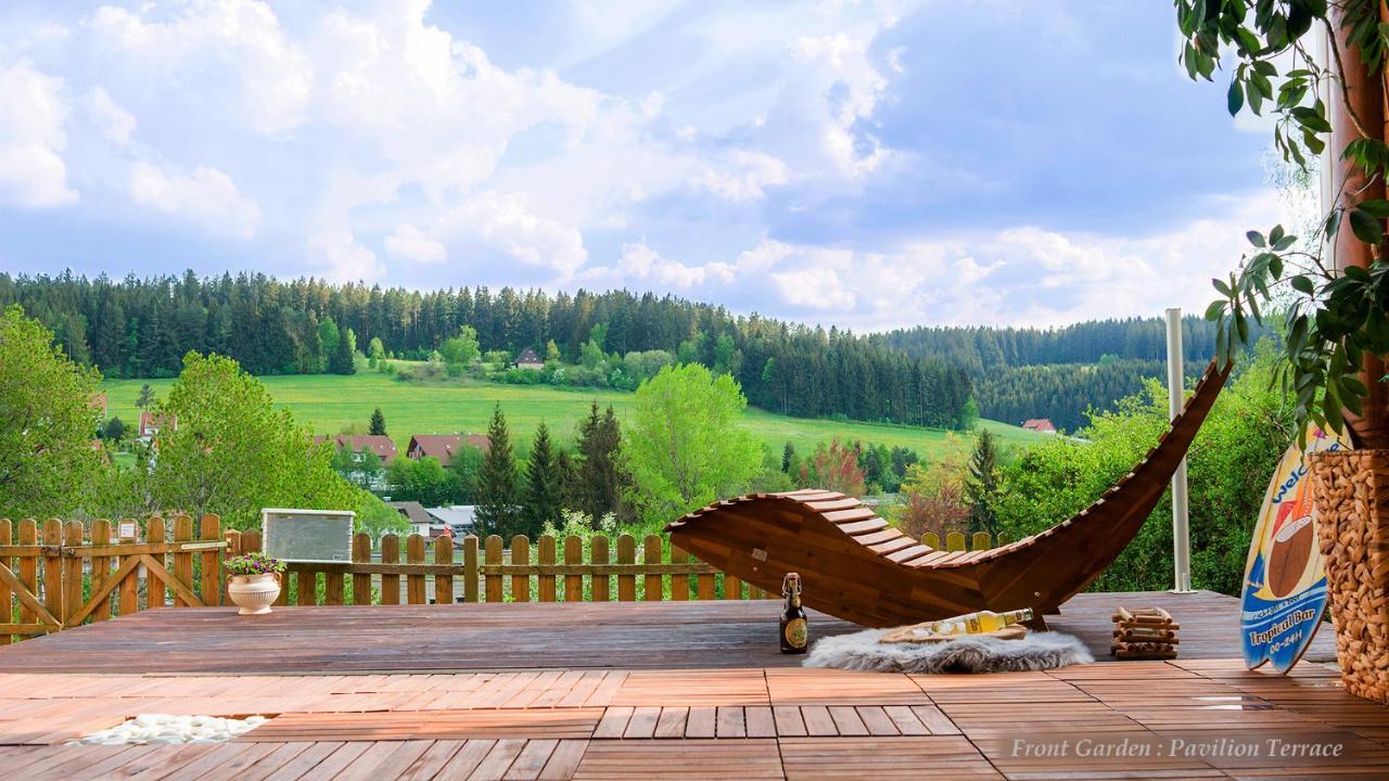 Entire House In Schwarzwald With Mountain View, Private Sauna, Gym, Garden And Terraces Unterkirnach Exteriör bild