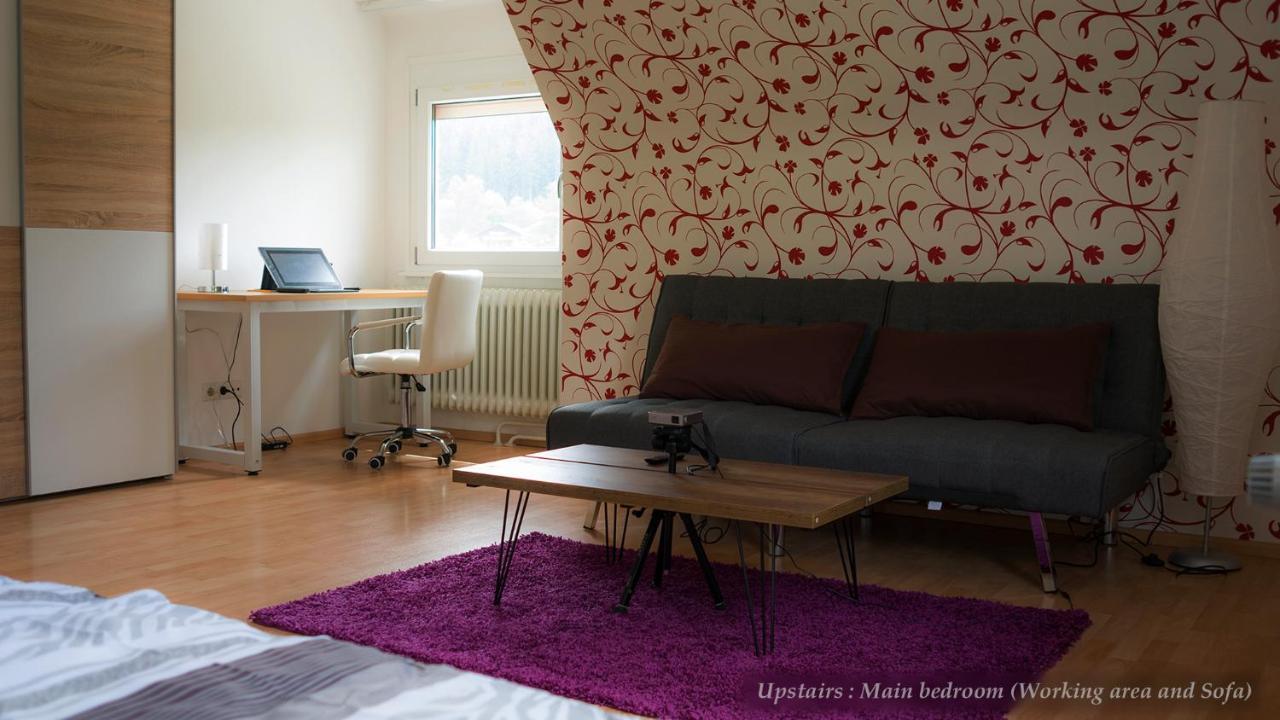 Entire House In Schwarzwald With Mountain View, Private Sauna, Gym, Garden And Terraces Unterkirnach Exteriör bild
