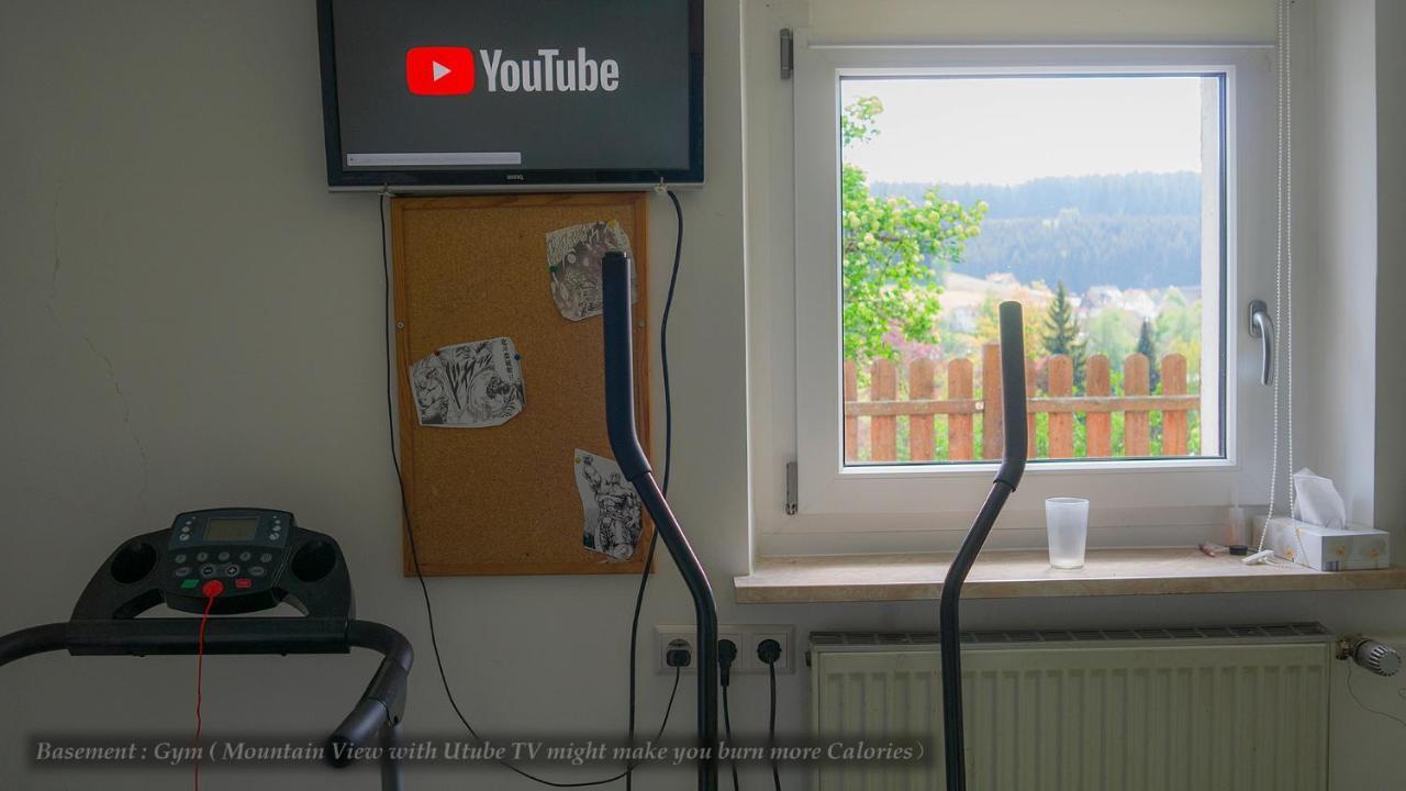 Entire House In Schwarzwald With Mountain View, Private Sauna, Gym, Garden And Terraces Unterkirnach Exteriör bild